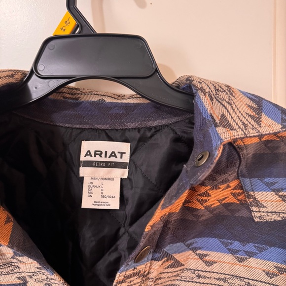 Ariat men’s hartland southwestern snap Shirt Jacket Size L - Picture 4 of 13